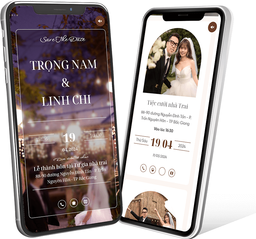<p>Thiệp cưới online</p>
						
